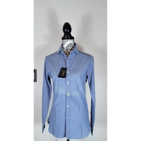 POLO RALPH LAUREN Other - Polo Ralph Lauren Shirt DS Carryover Size 141/2  Mens Button down cotton blue